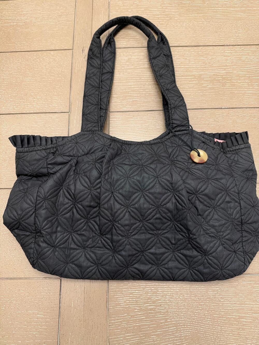 The Sak Banyan Eco twill Quilted Shoulder Tote Bag